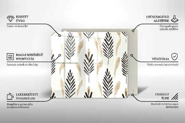 Copri piano cucina Piante bohémien