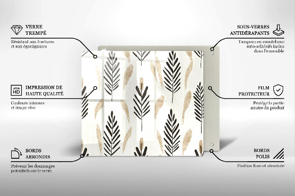 Copri piano cucina Piante bohémien