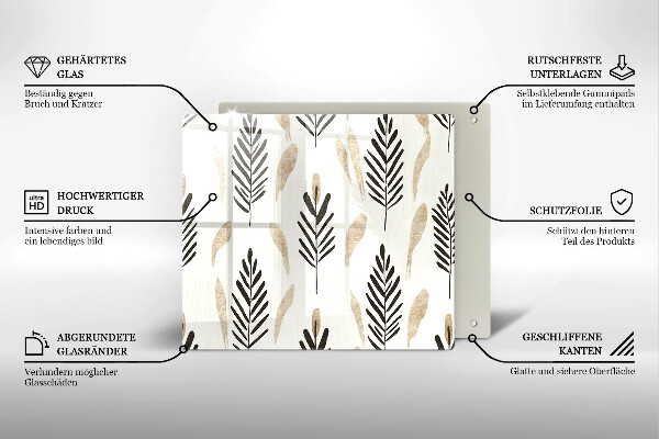 Copri piano cucina Piante bohémien