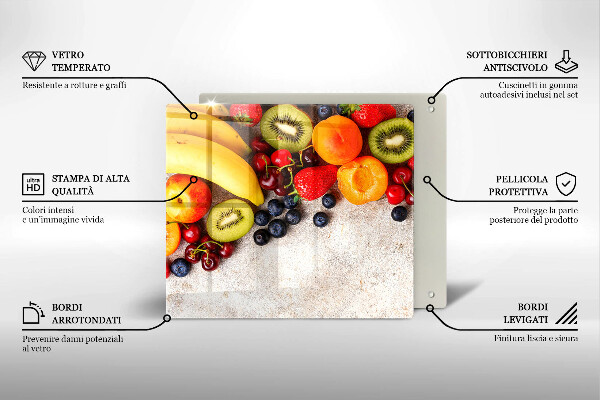 Copertura piano induzione Frutti delle feste