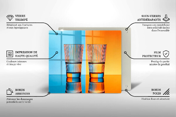 Copertura piano induzione Due bicchieri d'acqua
