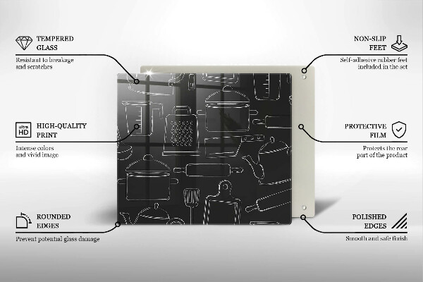 Copertura piano induzione Accessori da cucina dei cartoni animati
