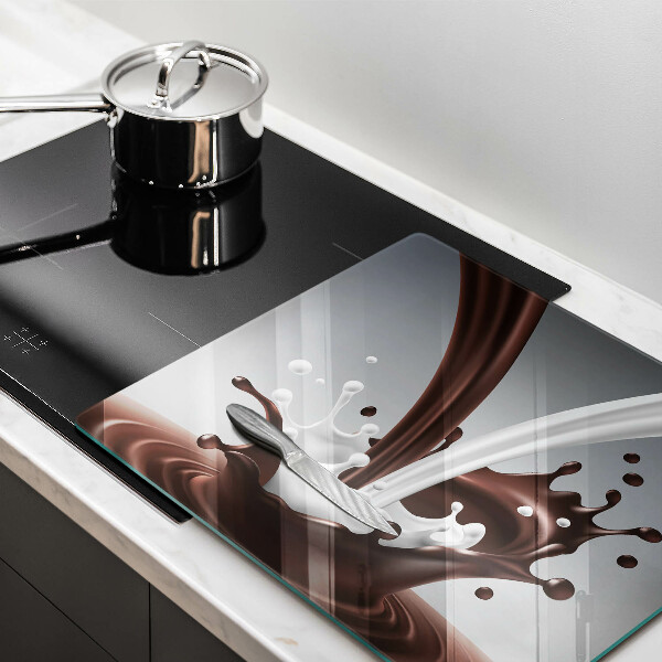 Copertura piano induzione Latte e cioccolato