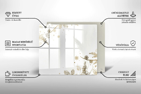 Copertura piano induzione Decorazioni invernali