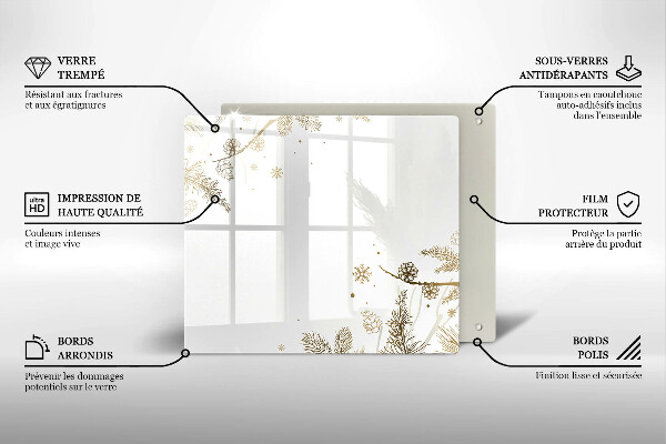 Copertura piano induzione Decorazioni invernali