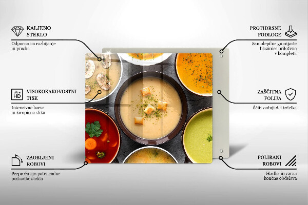 Copertura piano induzione Zuppe colorate