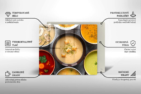 Copertura piano induzione Zuppe colorate