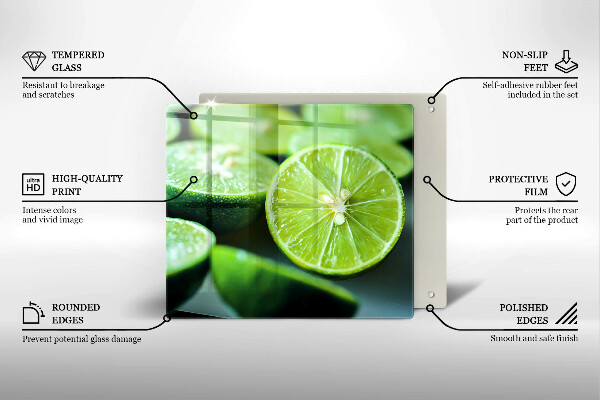 Proteggi piano induzione Agrumi di lime