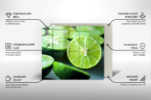 Proteggi piano induzione Agrumi di lime