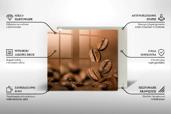 Copertura piano induzione Chicchi di caffè