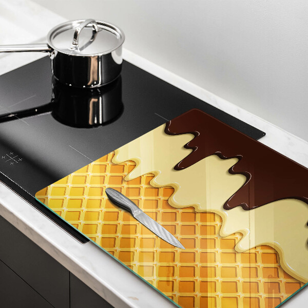 Copertura piano induzione Illustrazione del cono gelato