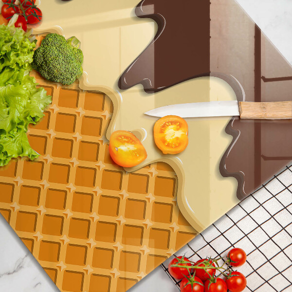 Copertura piano induzione Illustrazione del cono gelato