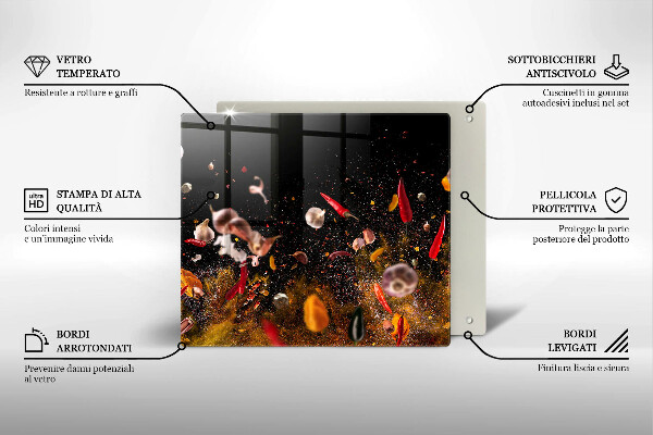 Copertura piano induzione Spezie piccanti