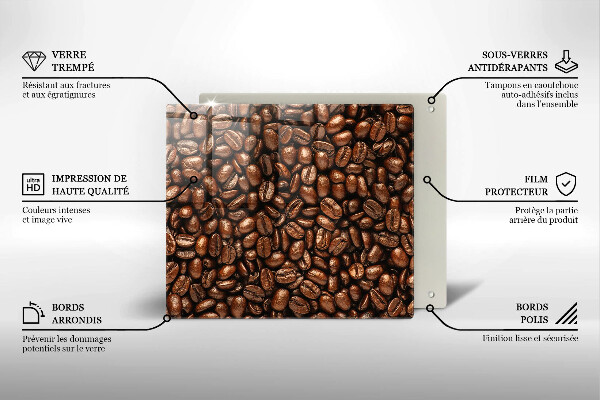 Copertura piano induzione Chicchi di caffè