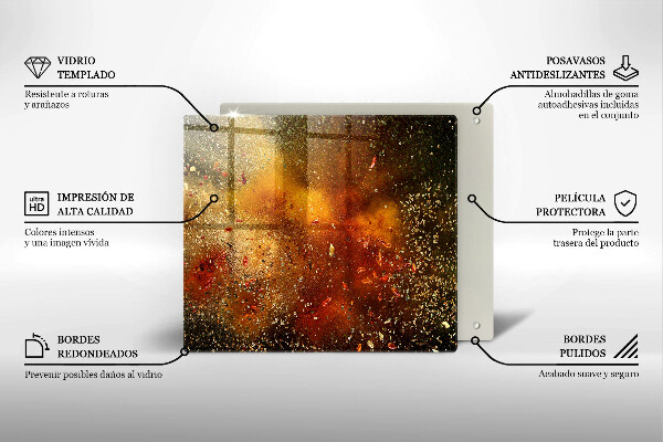 Copertura piano induzione Spezie colorate