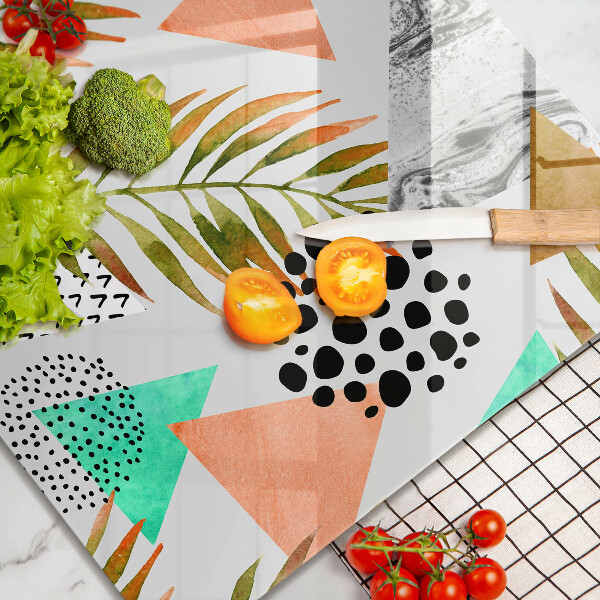 Copri piano cottura Modello di foglie Boho