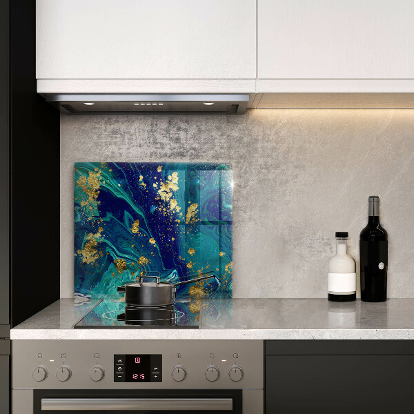 Copri piano cottura Astrazione con l'oro