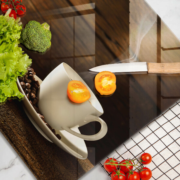 Copri piano cottura Tazzina da caffè in legno