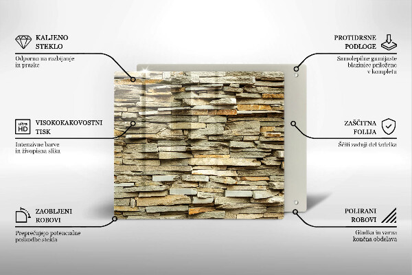 Copri piano cottura Pietre decorative