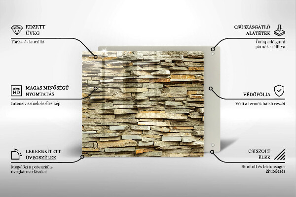 Copri piano cottura Pietre decorative