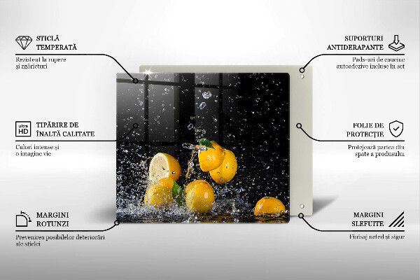 Copri piano cottura Frutti di limone succosi