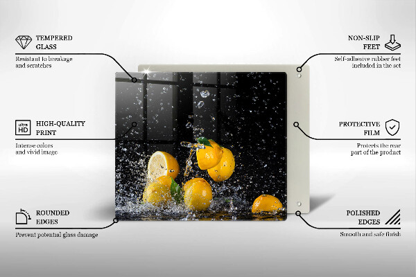 Copri piano cottura Frutti di limone succosi