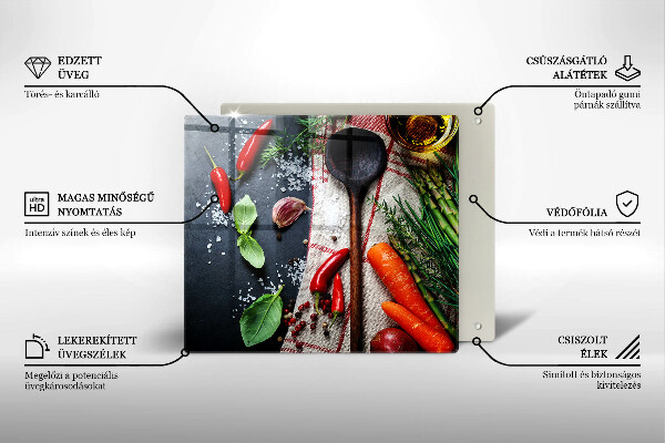 Copri piano cottura Cibo da cucina