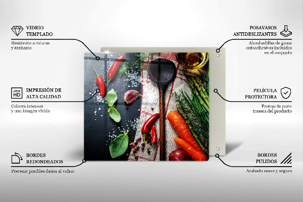 Copri piano cottura Cibo da cucina