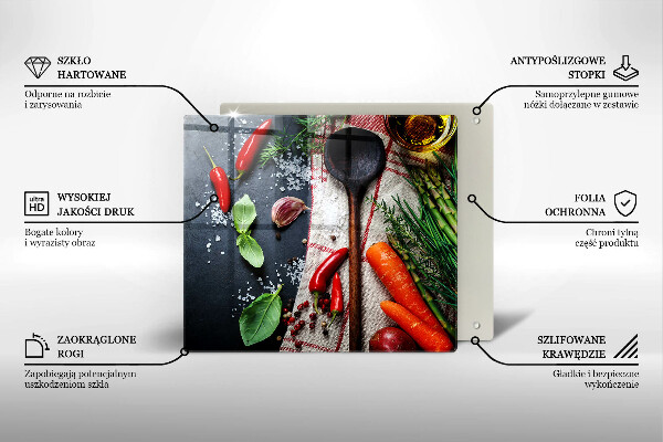 Copri piano cottura Cibo da cucina