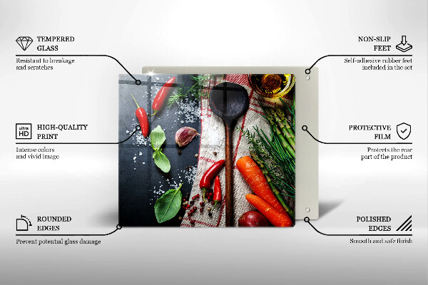 Copri piano cottura Cibo da cucina