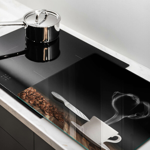 Copri piano cottura Cuore della tazza di caffè