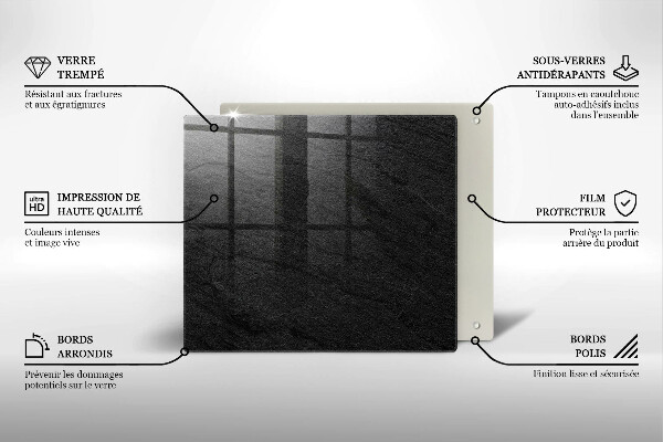 Copri piano cottura Trama di pietra