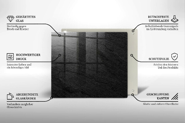 Copri piano cottura Trama di pietra