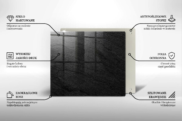 Copri piano cottura Trama di pietra