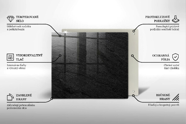 Copri piano cottura Trama di pietra