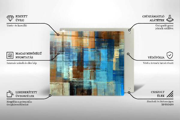 Copri piano cottura Sfondo dipinto