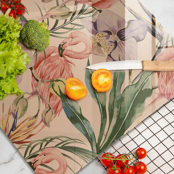 Copri piano cottura Illustrazione dei fenicotteri