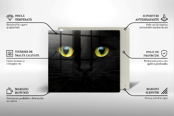 Copri piano cottura Occhi di gatto animale