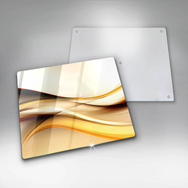 Copri piano cottura Linee di fumo astratte