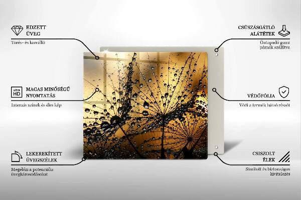 Copertura piano induzione Rugiada e denti di leone