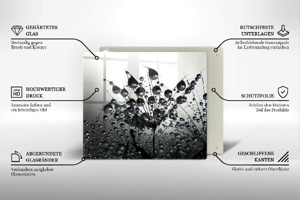 Copertura piano induzione Denti di leone e rugiada