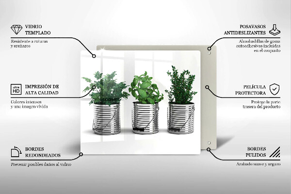 Copri piano cottura Vasi di piante aromatiche