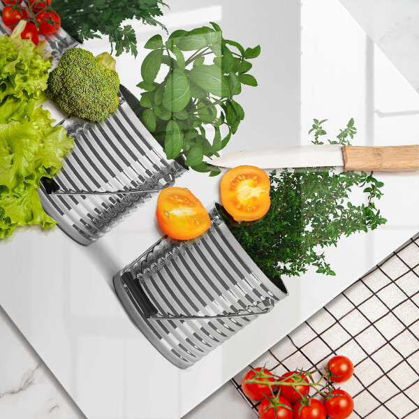 Copri piano cottura Vasi di piante aromatiche