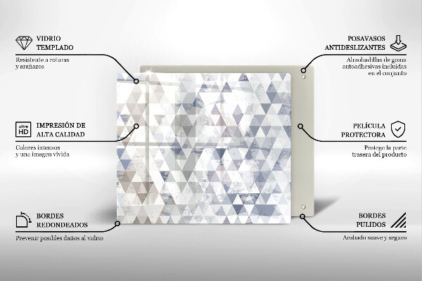 Proteggi piano induzione Modello triangoli