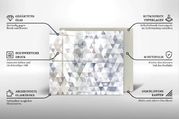 Proteggi piano induzione Modello triangoli