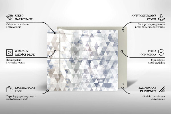 Proteggi piano induzione Modello triangoli