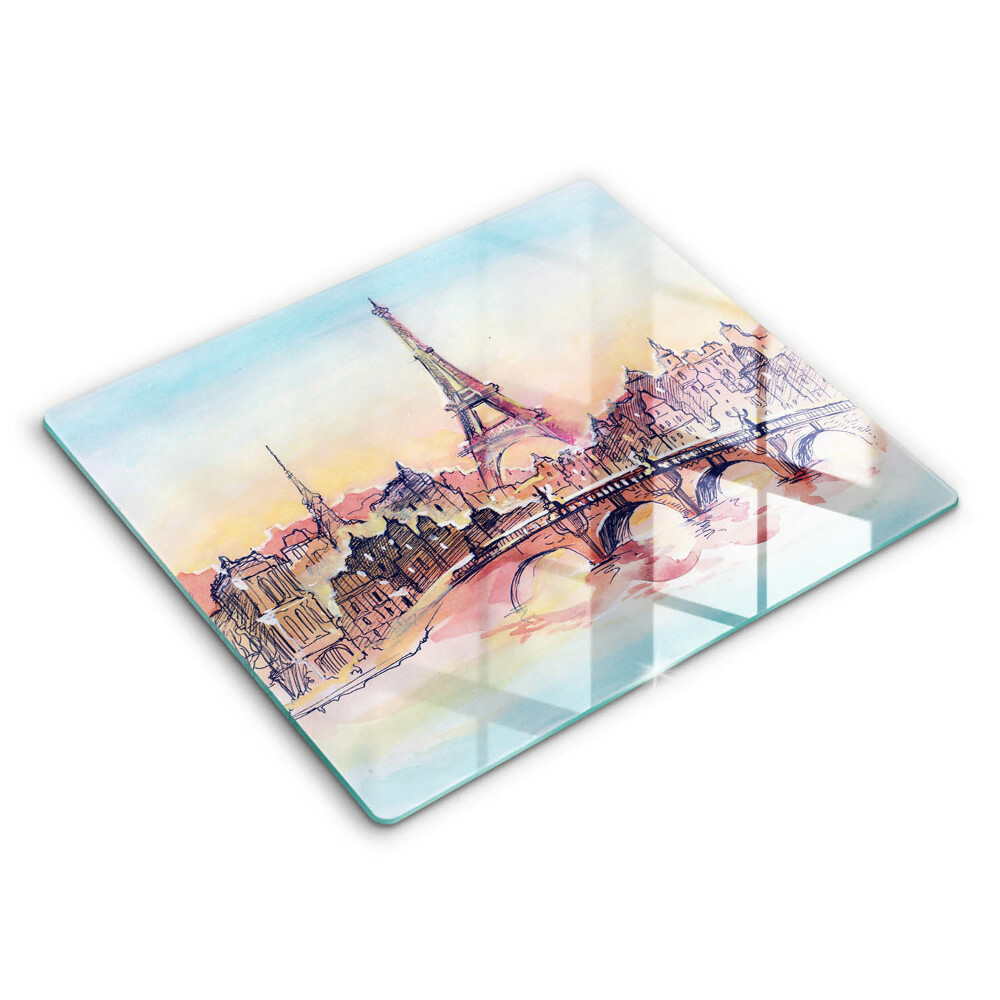 Copertura piano induzione Paesaggio della Torre Eiffel di Parigi