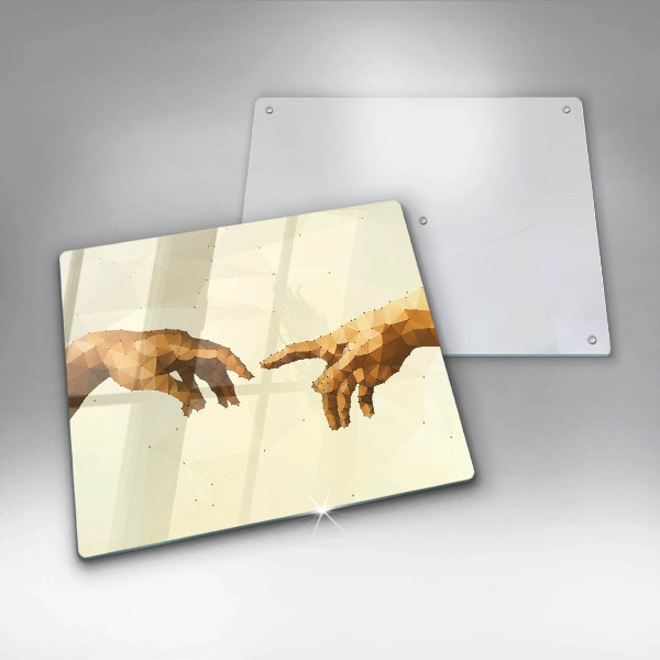 Copri piano cottura Creazione delle mani di Adamo