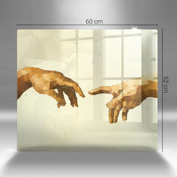 Copri piano cottura Creazione delle mani di Adamo