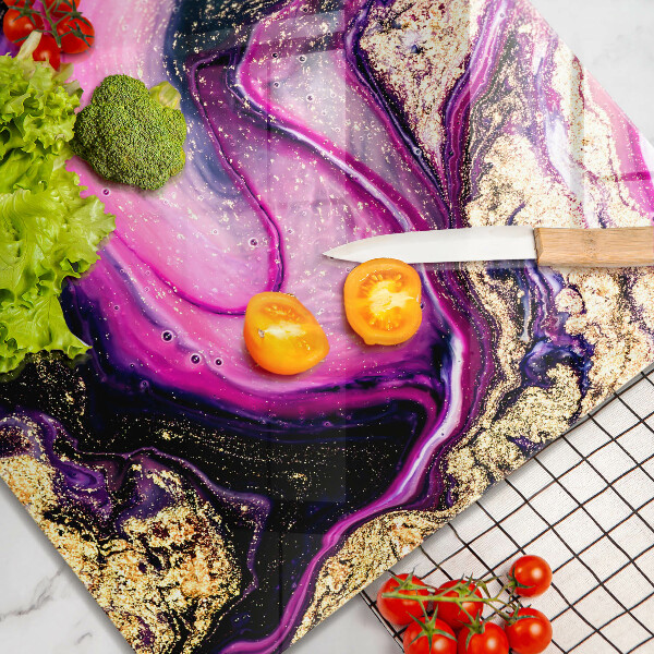 Copertura piano induzione Oro di disegno astratto